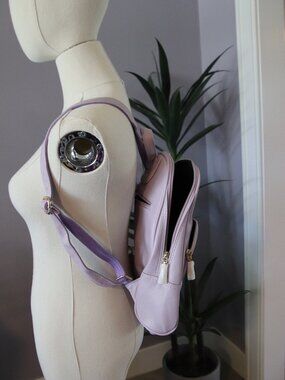 vegan lavender mini backpack